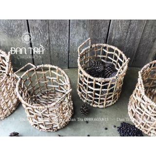 Sọt Đựng Đồ Mây - ĐAN TRÀ - Decor Mây Tre Đan