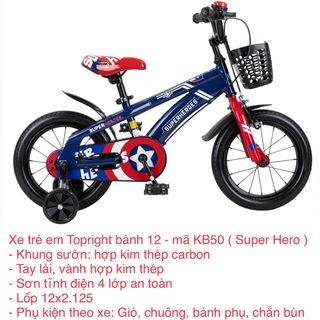 Xe đạp trẻ em Topright Super Hero giá sỉ