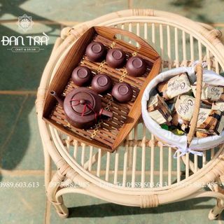 Bàn Tròn Mây - Bàn Tròn Vintage style Boho - ĐAN TRÀ - Nội Thất Mây Tre Đan giá sỉ