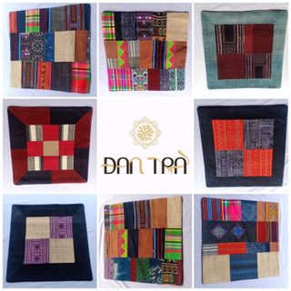 [HANDMADE] 60 Mẫu Bỏ Gối Thổ Cẩm Dân Tộc- Cam Kết Hàng Thủ Công Nhuộm Màu Tự Nhiên - ĐAN TRÀ
