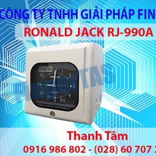 MÁY CHẤM CÔNG THẺ GIẤY RONALD JACK 990A giá sỉ