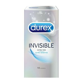 [ SIÊU RẺ ] Bộ 2 Bao cao su Durex Invisible Extra Lubricant 10 bao [ SHOP YÊU THÍCH ]