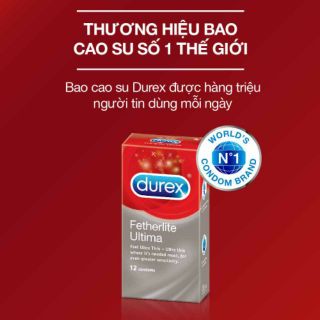 Bao cao su Durex Fetherlite Ultima 12 bao