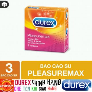 [ SIÊU RẺ ] Bao cao su Durex Pleasuremax 3 bao [ YÊU THÍCH ] giá sỉ