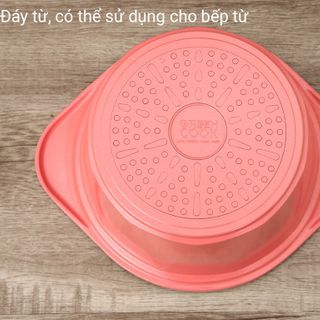 Combo 1 quánh 18cm và 2 nồi 20cm, 24cm đáy từ, nhôm đúc nguyên khối Greencook GCS02-18/20/24