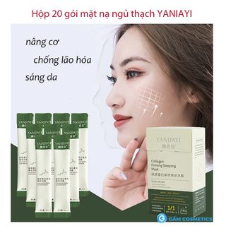 Mặt nạ ngủ thạch collagen yanyijia hộp 20 gói nội địa trung