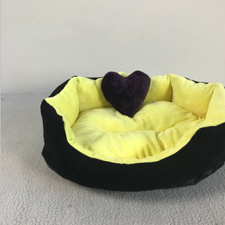 nệm tròn tim cho chó mèo tặng kèm trái tim 50x60cm