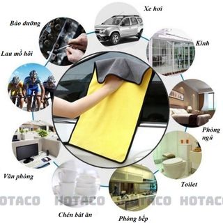 Bán sỉ Khăn nano lau xe ô tô, khăn chùi xe hơi, khăn lau kính, lau văn phòng