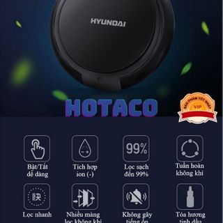 Máy lọc không khí ô tô, lọc khử khuẩn ô tô, văn phòng Huyndai