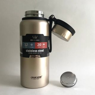 Bình giữ nhiệt nóng lạnh bằng Inox có dây cầm tiện lợi