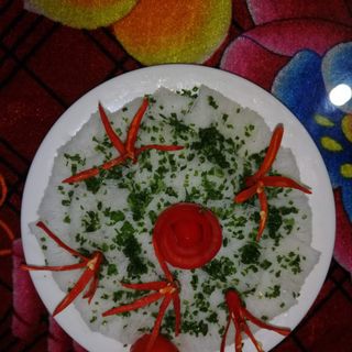 Bánh hỏi Bình Định làm thủ công , Hẹ nhà trồng