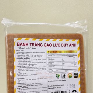 Bánh tráng gạo lứt Duy anh