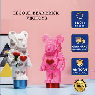 Lego Bearbrick Có Đèn Búa 3d Size Cỡ Lớn Mô Hình Lắp Ráp Ghép Bear Brick Chú Gấu Đồ Chơi Chất Liệu Nhựa ABS Chính Hãng giá sỉ