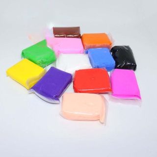 Combo 12 Đất Sét Tự Khô Nhật An Toàn Nặn Hình Cao Cấp Siêu Nhẹ Dành Cho Bé Làm Butter Slime Trang Trí Gương