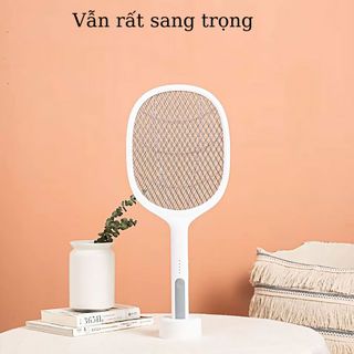 Vợt muỗi cao cấp thông minh 2 trong 1 đa năng kiêm đèn bắt muỗi sạc tích điện loại tốt