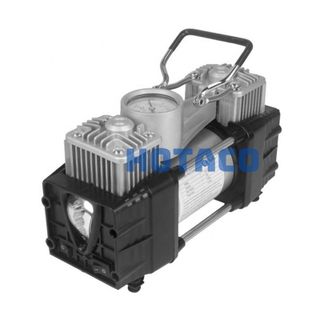 Bơm điện xe hơi ô tô 12V, bơm lốp ô tô 2 cycline cao cấp, bơm hơi ô tô