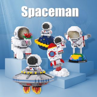 Lego Nhân Vật Hoạt Hình Mô Hình Lắp Ráp Ghép Phi Hành Gia Tàu Phi Thuyền Ufo Đồ Chơi Vikitoys Gắn Kèm Đèn Led An Toàn giá sỉ
