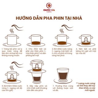 Cà phê Nguyên Chất Blend 80% Robusta , 20% Arabica – Gói Bột Pha Phin, Cà phê nguyên chất 100% rang mộc.