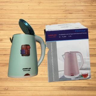 Ấm siêu tốc thái lan 2 lớp inox 304 Bình đun nước siêu tốc 2,5 lít công suất 1500w công nghệ inverter