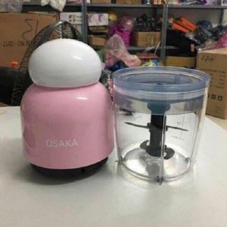 Máy Xay Sinh Tố Cầm Tay Mini Osaka Nhật Bản, Máy Xay Thịt, Cua, Cá, Tỏi Ớt Đa Năng Bằng Điện