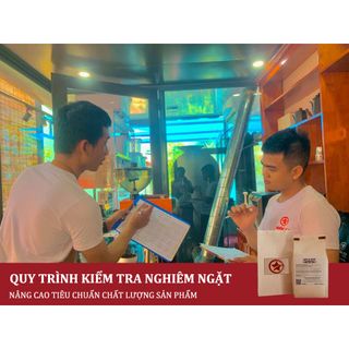 Bộ 2 Gói 500gr Cà phê Robusta-QCI, Cà phê nguyên chất 100% rang mộc [Tặng 01 Gói Cà phê Dùng Thử 100gr]