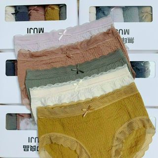 Quần lót nữ cotton cao cấp viền ren siêu xinh