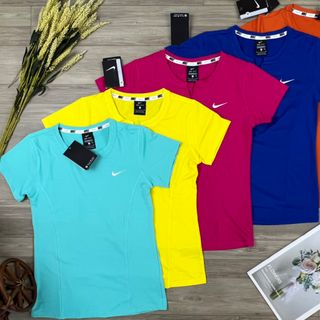 Áo Thun Nữ Logo Thể Thao Chuẩn Form Siêu Đẹp Giá Sỉ