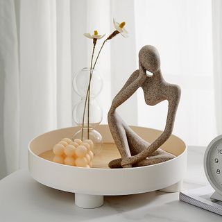 Khay Tròn Decor phong cách Hàn Quốc