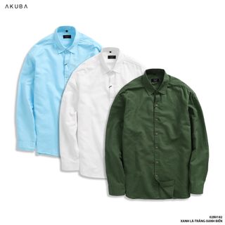 ÁO SƠ MI TAY DÀI AKUBA 02B0182