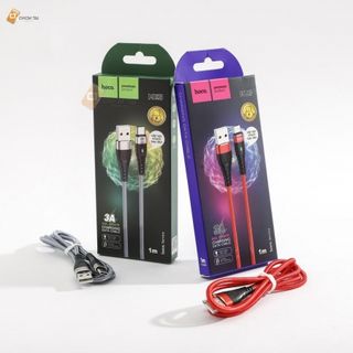CÁP SẠC NHANH HOCO ME3 - CỔNG TYPE-C , CÓ LED , DÀI 2 MÉT