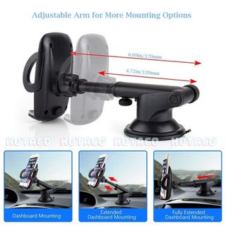 {2 in 1} Giá đỡ điện thoại ô tô, giá kẹp điện thoại, giá kẹp điện thoại Iphone, giá kẹp điện thoại lỗ thông gió