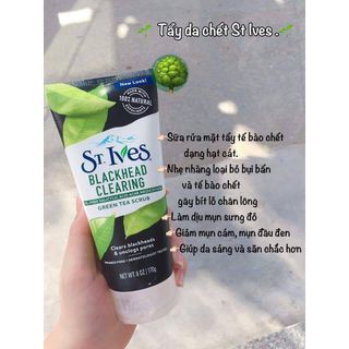 Tẩy Tế Bào Chết ST.IVES Trà Xanh Green Tea Scrub 170ml