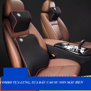 Gối tựa đầu ô tô, tựa lưng cao su non cao cấp -GIÁ SỈ