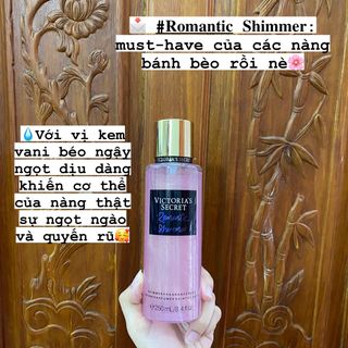 Xịt thơm nước hoa toàn thân Victoriia Secret - Romantic Shimmer giá sỉ
