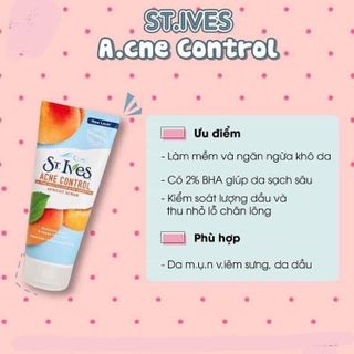 Sửa Rửa Mặt Tẩy Tế Bào Chết St.Ives Acne Control Apricot Scrub giá sỉ