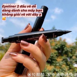 Bút Kẻ Mắt QIC Qini 2 Đầu in đuôi siêu tiện lợi