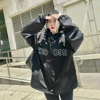Áo khoác kaki thêu CHOOSE form dưới 70kg