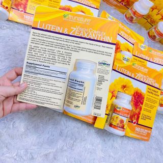 Viên bổ mắt Trunature Vision Complex Lutein & Zeaxanthin 140 viên của Mỹ
