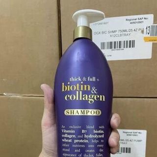Dầu Gội Dưỡng Dày Tóc OGX Thick & Full + Biotin & Collagen 750ml