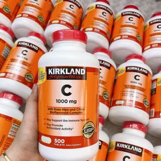 Viên Uống Bổ Sung Vitamin C 1000mg Kirkland Signature 500 VIÊN Của Mỹ