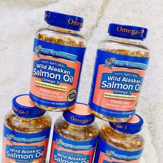 Omega-3 Wild Salmon Oil 1000mg - 210 VIEN HÀNG XÁCH TAY MỸ