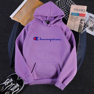Áo Hoodie nam nữ 𝗙𝗥𝗘𝗘𝗦𝗛𝗜𝗣Áo khoác Hoodie nam nữ Hồng Champion form rộng kute unisex