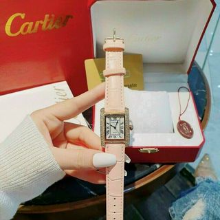 ĐỒNG HỒ CARRTIER DA NỮ CHỮ NHẬT XINH