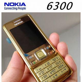 NOKIA 6300- MAIN ZIN-MÀN HÌNH ZIN-ko pin,ko phụ kiện- MÀU GOLD giá sỉ