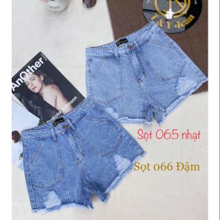 QUẦN SHORT NỮ SIZE NHỎ TÚI LỤC GIÁ RÁCH MS 065 giá sỉ