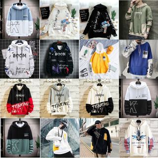 Áo hoodie nam nữ nỉ giá rẻ All có túi mũ chất dày vừa phải màu học sinh tuổi teen trẻ em bé trai bé gái 7, 10,12, 13 giá sỉ