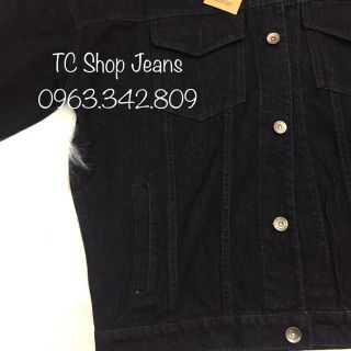 Áo Khoác Jeans Nam Đen trơn Thời Trang Form Rộng (kèm ảnh thật)