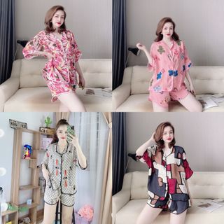 [FREE SHIP] Bộ đồ đùi Lụa Mengo Bigsize Tay Cánh Dơi 50 đến 70 kí Chất xịn mát không nhăn đủ mẫu giá sỉ