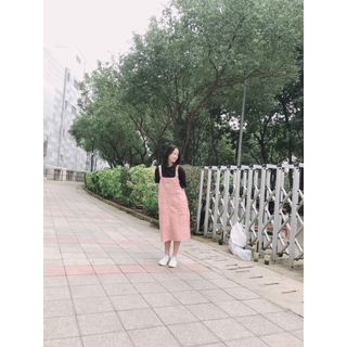 BIGSIZE (50-69kg) Yếm Váy Kaki Nữ Dài Qua Gối 50-69kgSize Lớn Túi Sâu CAO CẤP ẢNH THẬT TC Jeans