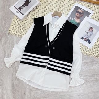 Áo sơ mi trắng nữ, sơ mi nư tay nhún công sở cao cấp kiểu bánh bèo hàn quốc không nhăn, thoáng mát AN HI.